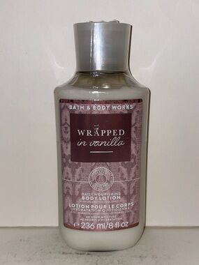 Bath & Body Works Wrapped In Vanilla Body Lotion 8oz Discontinued Sealed New
